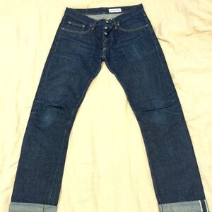 Gustin Cone Mills Selvedge Denim Skinny Fit Tagged 33W 1 Soak